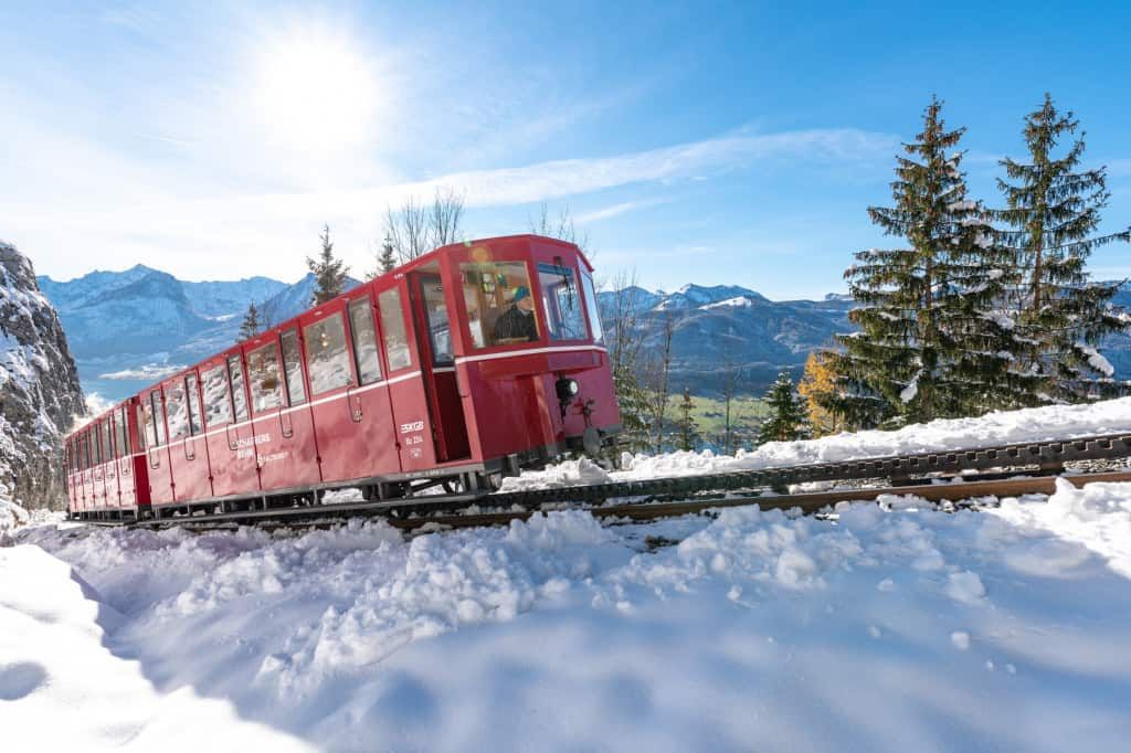 Schafbergbahn Winter