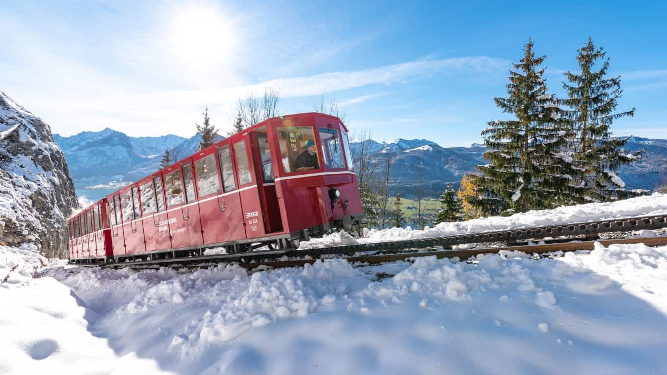 Schafbergbahn Winter