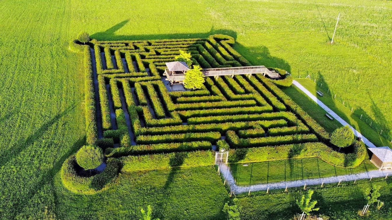 Labyrinth Schloss Rosegg