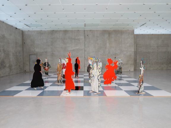 Kunsthaus Bregenz: The Chess Game von Anna Boghiguian
