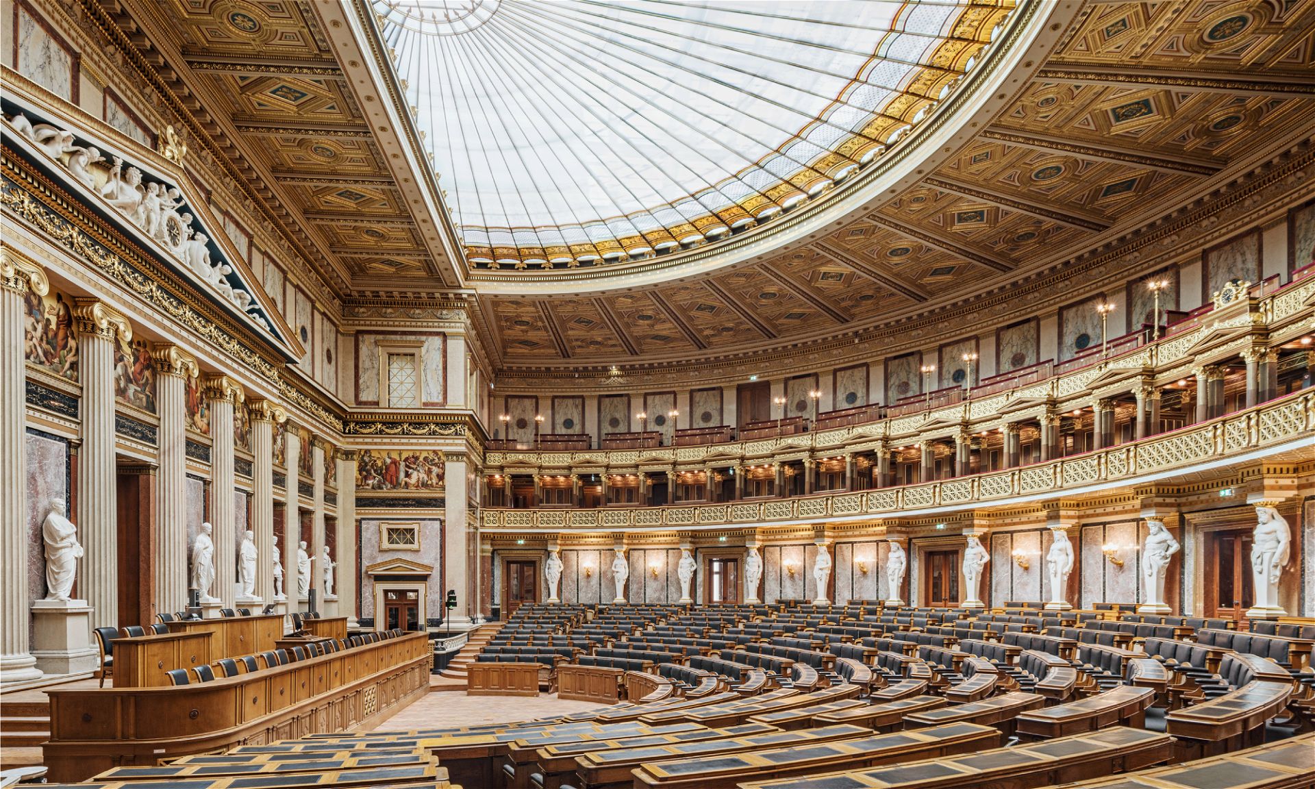 Neues Parlament Wien Bundesversammlungssaal